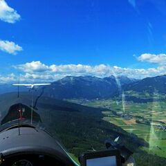 Flugwegposition um 10:04:32: Aufgenommen in der Nähe von Gemeinde Tamsweg, 5580 Tamsweg, Österreich in 1540 Meter